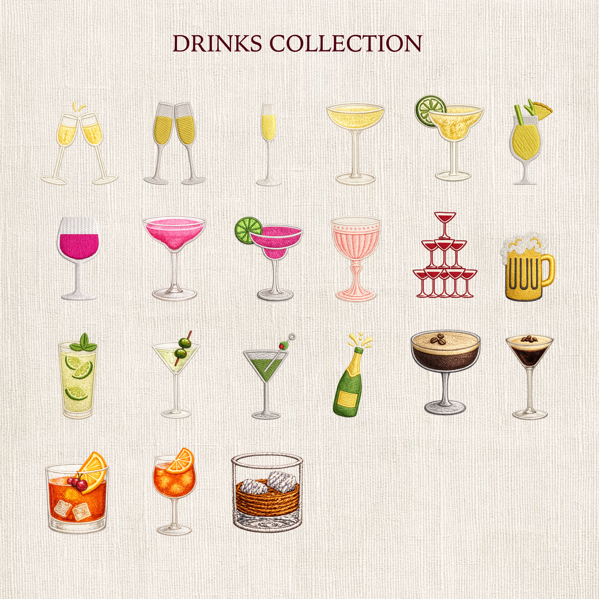 LINEN NAPKINS - ICONS