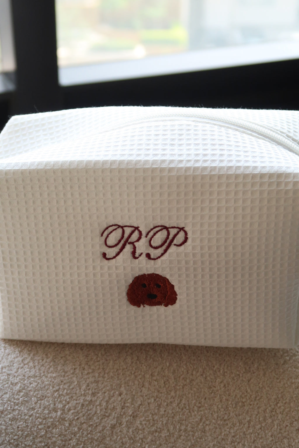 MEDIUM WAFFLE BAG - NAME & ICONS ONLY