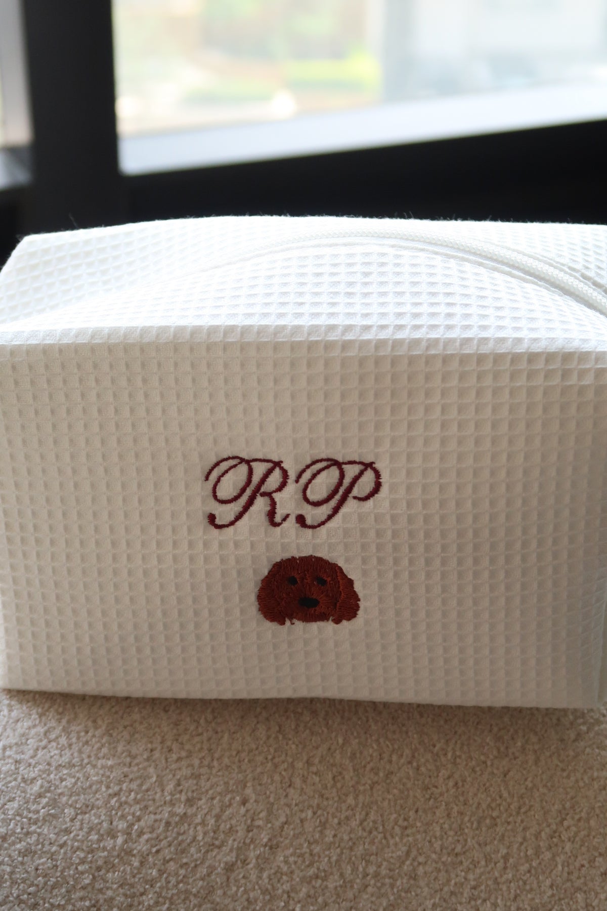 MEDIUM WAFFLE BAG - NAME & ICONS ONLY