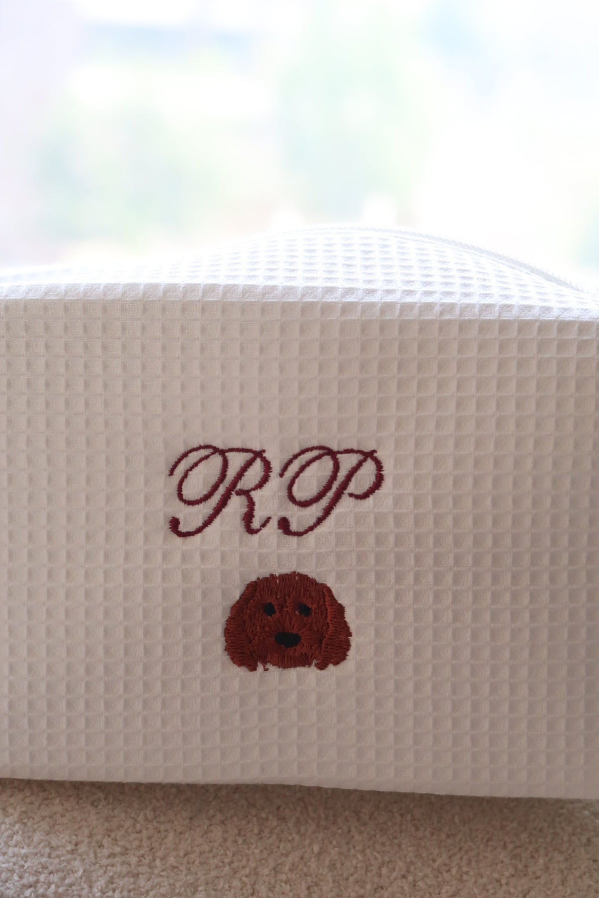 MEDIUM WAFFLE BAG - NAME & ICONS ONLY