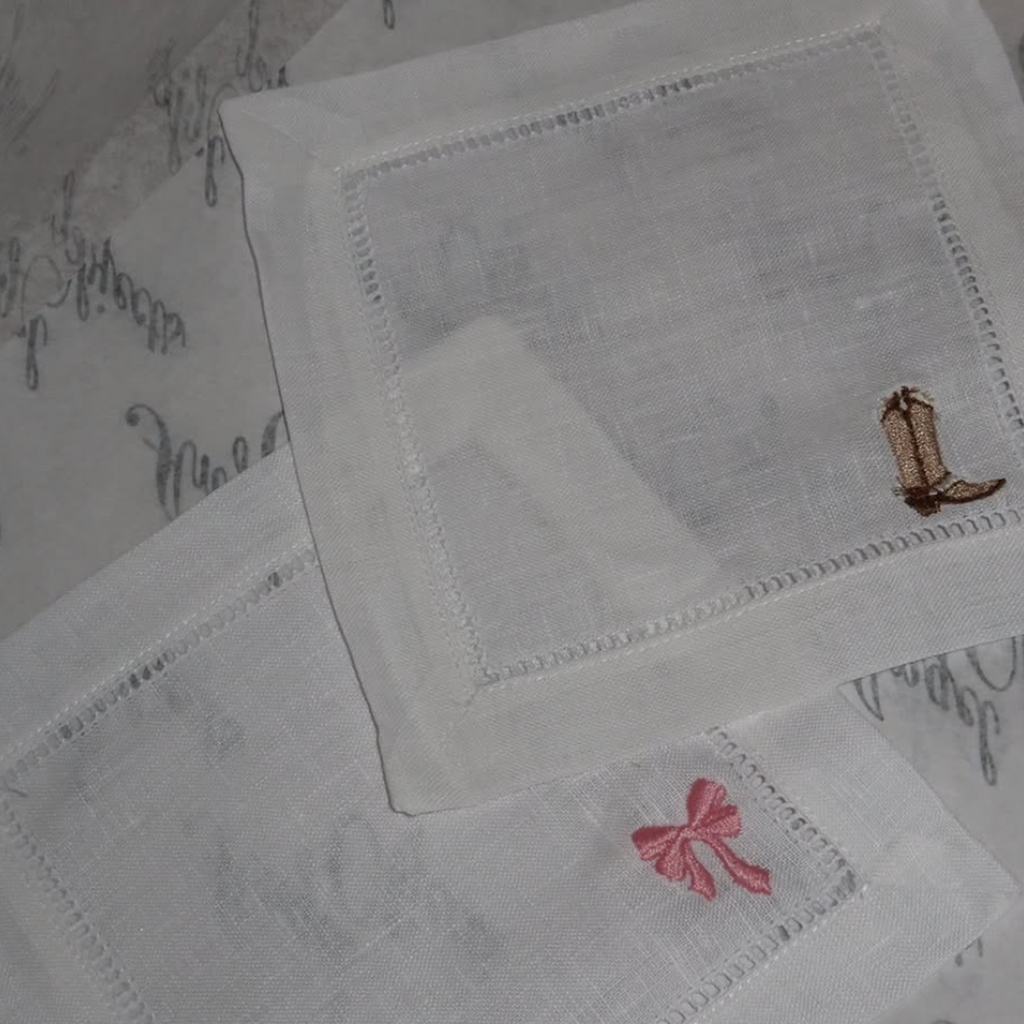 LINEN COASTERS - ICONS