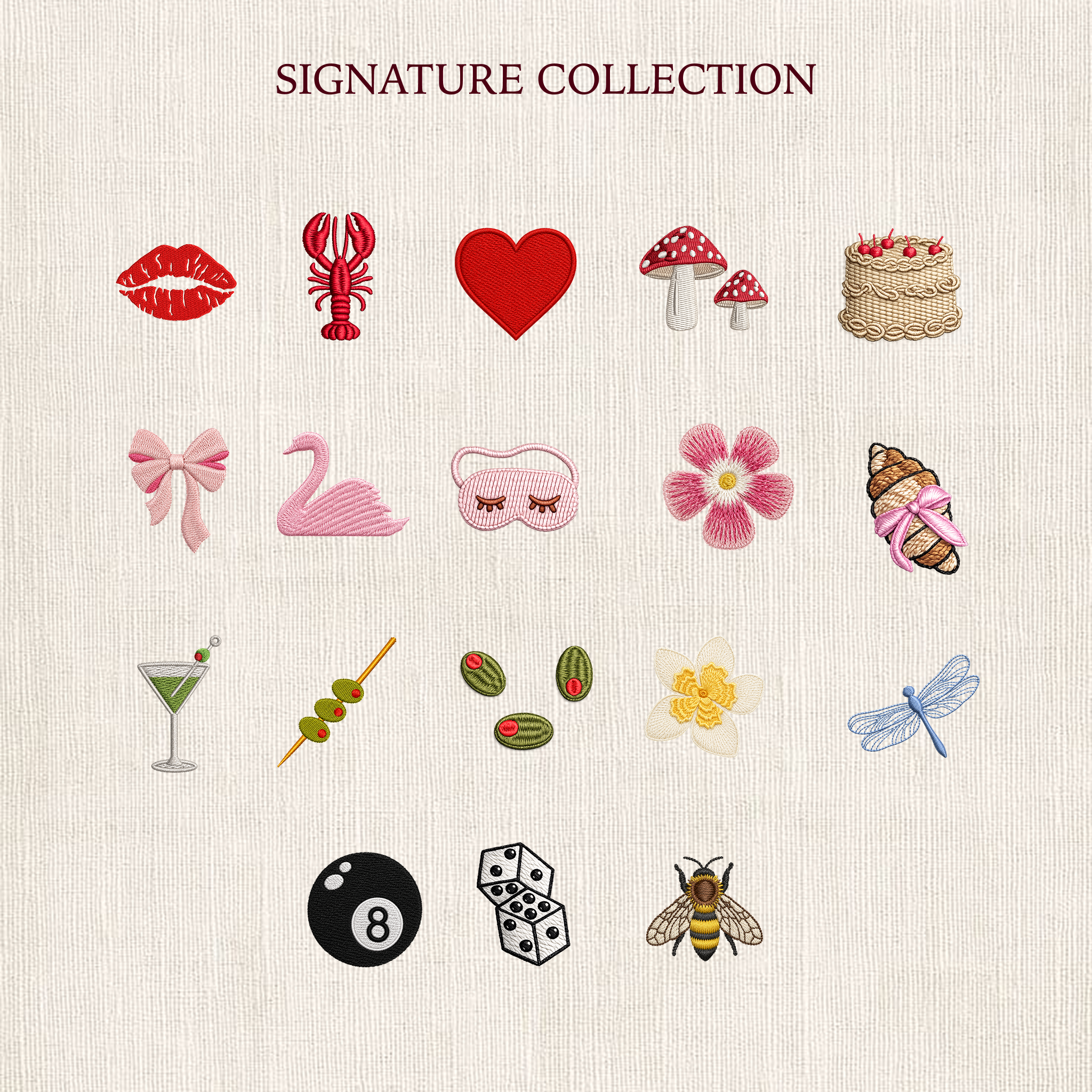 LINEN NAPKINS - ICONS
