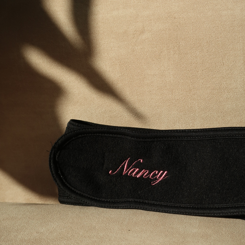 SPA HEADBAND BLACK - NAME